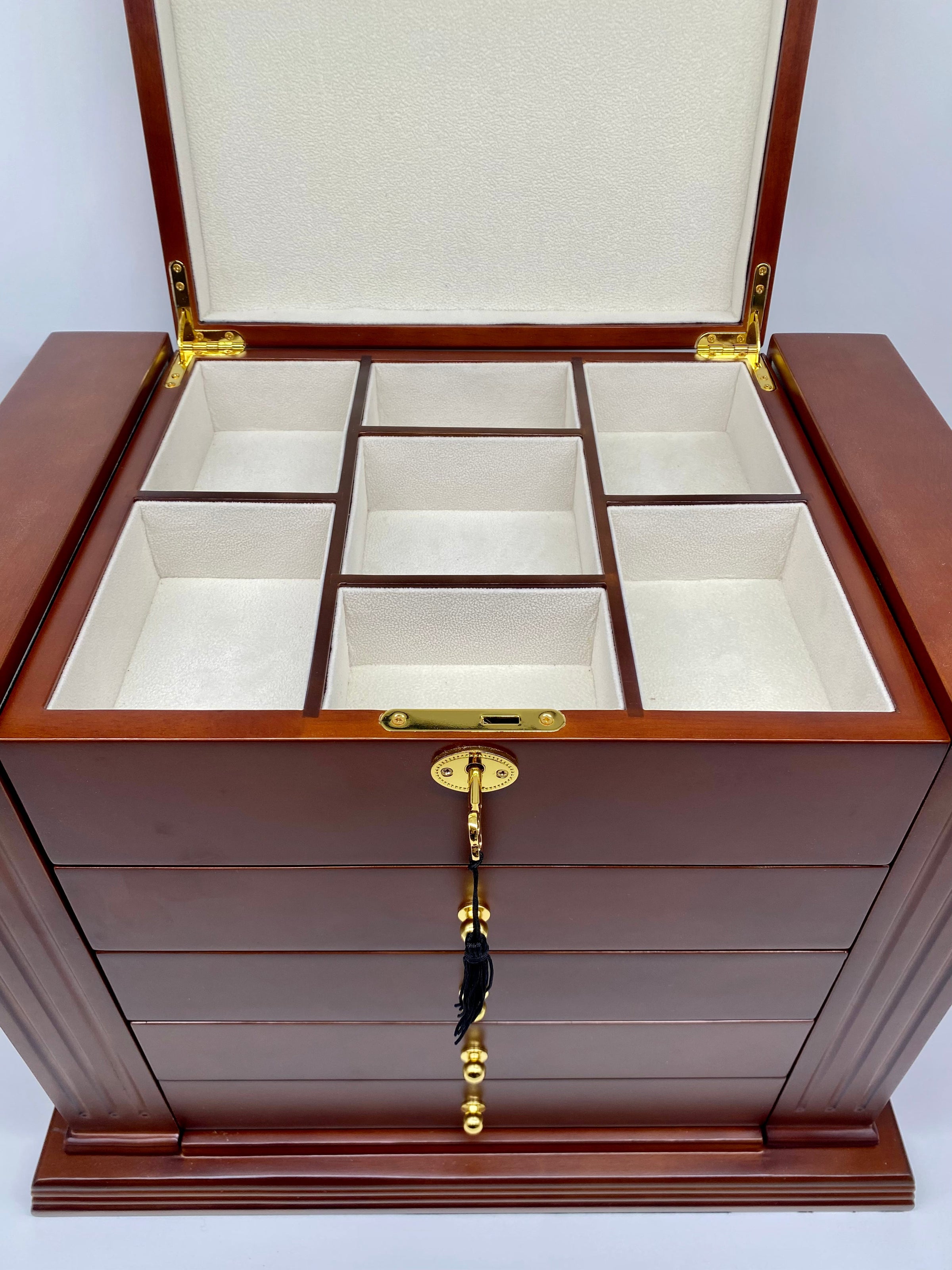 Large Vintage Inspired Cabinet Jewellery Box Boxes Of Elegance